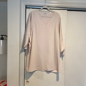 Express, baby pink flowery dress